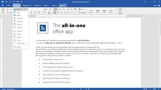 OfficeSuite for Windows Trailer