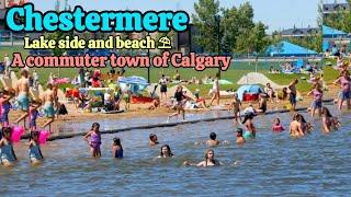 Calgary Canada | Chestermere Lake & Beach - A commuter town of Calgary Alberta Canada 