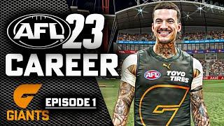 AFL 23 Career Mode - GWS - AFL Debut