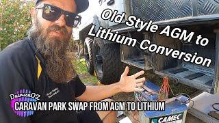 Convert AGM to Lithium in your Caravan | Easy Steps | Install Advice