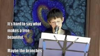 Earth Day Speech from Autistic Twins