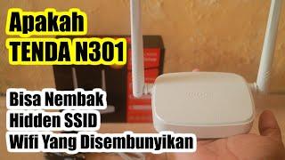 Apakah Router Tenda N301 Bisa Nembak Hidden SSID Wifi Yang Disembunyikan ? #tendan301 #tendarouter