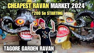 Ravan Market 2024 - Tagore Garden Ravan Market  | Ravan Making 2024 | Honey Lottey Vlogs