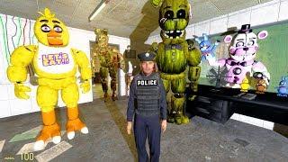 АНИМАТРОНИКИ ИСПУГАЛИСЬ ОХРАННИКА FNAF 3 COOP ГАРРИС МОД ► Garry's Mod