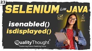 How to use isenabled() methods in Selenium Java - Selenium with Java Tutorial for Beginners