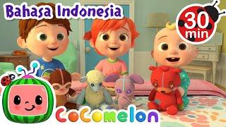 Lima Hewan Kecil yang Lucu | CoComelon | Kartun Lagu Anak | Moonbug Kids Indonesia | Nursery Rhymes