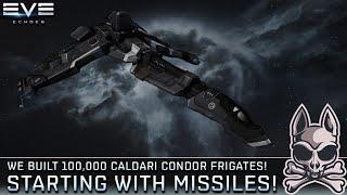 Getting Started With Missiles & The Caldari CONDOR!! || EVE ECHOES Final Test