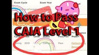 How I passed CAIA level 1. What I'd do differently