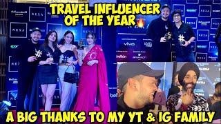 Won The Travel Influencer Of The Year Award | Pushup Challenge With @Ankitbaiyanpuria 