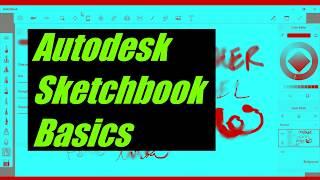 Autodesk Sketchbook Basics for Teachers and Students: Jasey Crowl Draws At Home Digital Art Tutorial