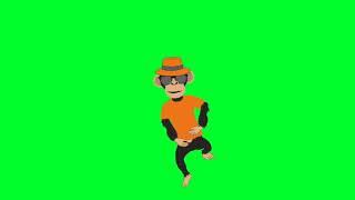 green screen monkey| green screen animation