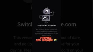 Switch To YouTube.com Problem Solution | YouTube Not Opening #switchtoyoutube #youtube