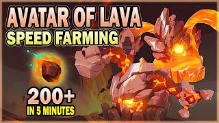 Avatar of Lava Farming Route - Best Locations to Farm Ignited Stone Drops | Genshin impact