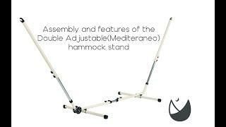 The Double Adjustable  hammock stand assembly