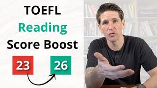 TOEFL Reading: How to QUICKLY Improve By 3 Points
