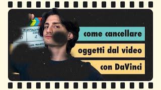 Eliminare un oggetto dal video con DaVinci Fusion