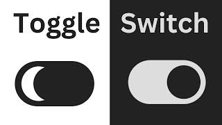 How To Make CSS - Toggle Switch  Using HTML And CSS  | Animated On Off Button / Checkbox Design