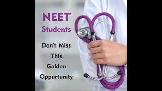 NEET Students - Dont Miss This Golden Opportunity | Message from Dr. Preeti Patil (Gynaecologist)