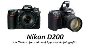 Nikon D200 - Un glorioso apparecchio fotografico (secondo me)... con SD/CF adapter.