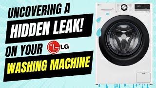 Water coming from underneath LG Washing Machine Uncovering A Hidden Leak! How To Solve An Ae Error