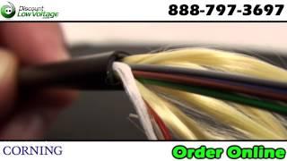 Corning 6 Strand OM3 Fiber Optic Cable | Discount-Low-Voltage.com