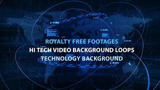 hi tech video background HD loops | digital technology background video animation | Tech backgrounds