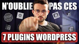 7 plugins WordPress indispensables (Sécurité, performances, marketing)