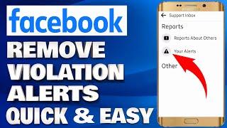 How To Find and Remove Violation Alerts in Facebook | Quick and Easy Guide 2023