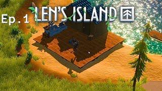 Len's Island: Cursed Underworld | Building Home Base Ep. 1