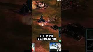 You Wont Believe This Epic Raptor Strike! | C&C Generals Zero Hour #cnc #gaming #fyp