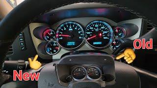 07-13 GM 4 gauge to 6 gauge cluster swap with odometer correction