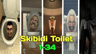 Skibidi Toilet all series (1-34) & all seasons