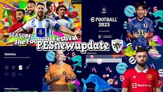 PES 2021 Menu The Football Festival 2023 by PESNewupdate