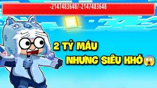 MEOWPEO CÓ 2 TỶ MÁU NHƯNG MAP NÀY CÒN KHÓ HƠN MAP 1 MÁU TRONG MINI WORLD MINI GAME