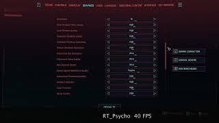 CP2077 Custom Settings