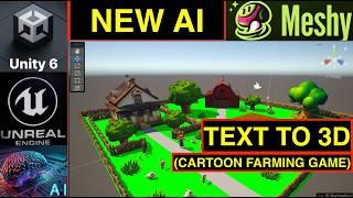 Create 3D Game Assets in MINUTES with This AI Tool! (Unity 6 & Unreal Engine 5)