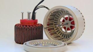 600 Watt, 3d-printed, Halbach Array, brushless DC electric Motor