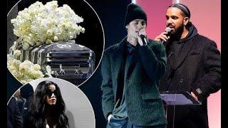 Justin Bieber Performs at Takeoff Funeral While Drake Gives Emotional Speech and Break Down In Tears