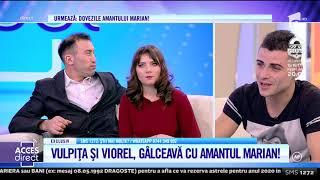 Confruntare istorică! Amantul Marian, faţă în faţă cu soţia Vulpiţă şi cu Viorel!