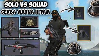 PAKE BUNDLE SERBA HITAM!! HP LOWBAT 9% AUTO BAR-BAR NO REM SOLO VS SQUAD 19KILL