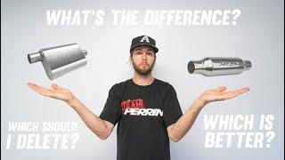 Mufflers vs. Resonators