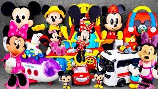 11 minute Satisfying Unboxing Disney Mickey Mouse Airplane Jumbo House Playset Review Toys ASMR TOYS