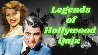 Legends of Hollywood | Name the Actor | Famous Faces Quiz #4