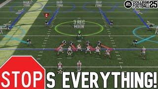 NOTHING BEATS THIS! Best Base Defense in College Football 25! STOPS RUN, PASS & RPO's! Tips & Tricks