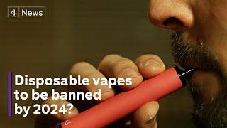 Councils call for disposable vape ban by 2024