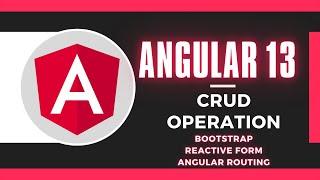 Angular 13 CRUD Operation With JSON Server | Reactive Form | Bootstrap