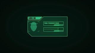 Futuristic Hacker Screen - Login | + Free After Effects File