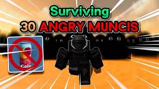 I Survived 30 ANGRY MUNCIS In Evade