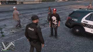 lspd city patrol huge gang shootout (lspdfr EP2)