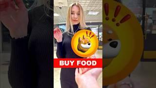 This Girl gave me Bonk to buy food #dogecoin #shibainucoin #memecoin #pepecoin